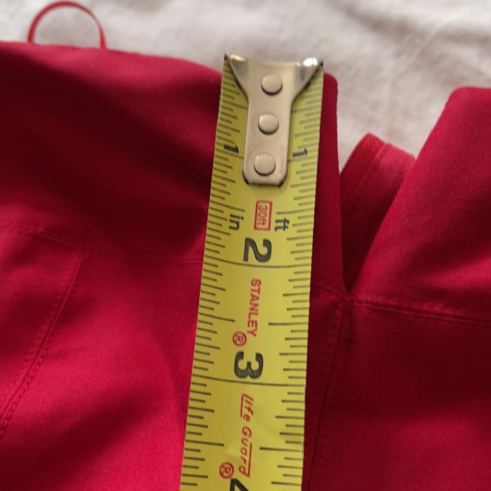 Jcrew RED (not green) Tie-waist strapless dress - Picture 11 of 15